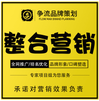 争流公司品牌企业产品整合网络营销全案方案网站百度推广口碑传播